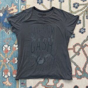 Johnny Cash grey graphic tee 2019